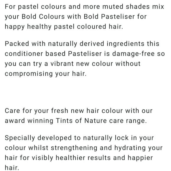 Bold Pasteliser Hair Color Semi Permanent Pastel Shade: Clear Full Size NWT - Picture 8 of 8